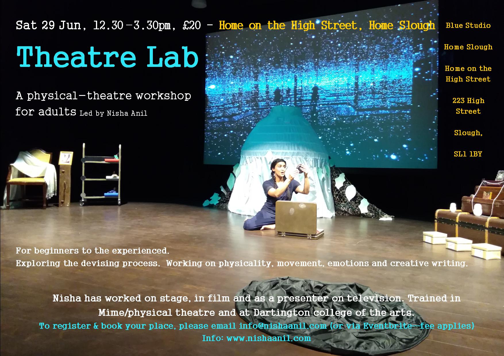 Theatre Lab e-flyer June
